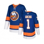 Adidas New York Islanders #1 Thomas Greiss Authentic Royal Blue Home NHL Jersey