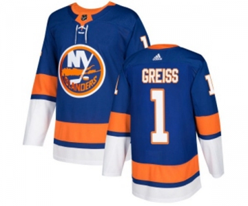 Adidas New York Islanders #1 Thomas Greiss Authentic Royal Blue Home NHL Jersey