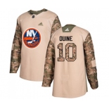 Adidas New York Islanders #10 Alan Quine Authentic Camo Veterans Day Practice NHL Jersey