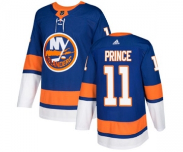 Adidas New York Islanders #11 Shane Prince Authentic Royal Blue Home NHL Jersey