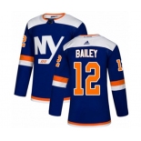 Adidas New York Islanders #12 Josh Bailey Authentic Blue Alternate NHL Jersey