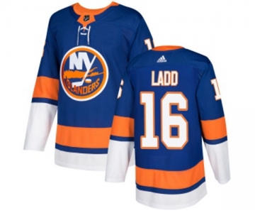 Adidas New York Islanders #16 Andrew Ladd Authentic Royal Blue Home NHL Jersey