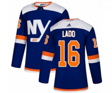 Adidas New York Islanders #16 Andrew Ladd Premier Blue Alternate NHL Jersey