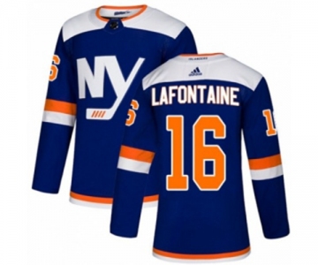 Adidas New York Islanders #16 Pat LaFontaine Premier Blue Alternate NHL Jersey