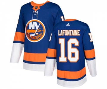 Adidas New York Islanders #16 Pat LaFontaine Premier Royal Blue Home NHL Jersey