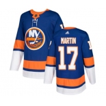 Adidas New York Islanders #17 Matt Martin Premier Royal Blue Home NHL Jersey