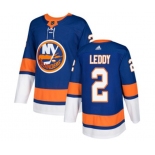 Adidas New York Islanders #2 Nick Leddy Premier Royal Blue Home NHL Jersey