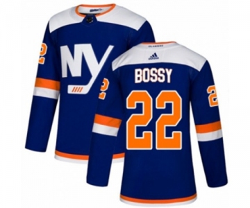 Adidas New York Islanders #22 Mike Bossy Authentic Blue Alternate NHL Jersey