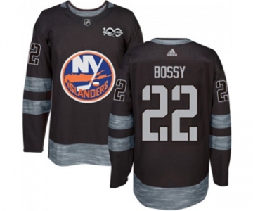 Adidas New York Islanders #22 Mike Bossy Premier Black 1917-2017 100th Anniversary NHL Jersey