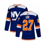 Adidas New York Islanders #27 Anders Lee Authentic Blue Alternate NHL Jersey