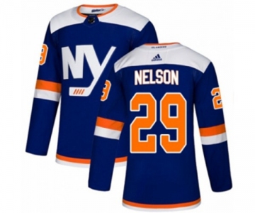 Adidas New York Islanders #29 Brock Nelson Authentic Blue Alternate NHL Jersey