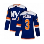 Adidas New York Islanders #3 Adam Pelech Authentic Blue Alternate NHL Jersey