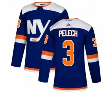 Adidas New York Islanders #3 Adam Pelech Authentic Blue Alternate NHL Jersey