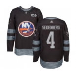 Adidas New York Islanders #4 Dennis Seidenberg Authentic Black 1917-2017 100th Anniversary NHL Jersey