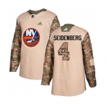 Adidas New York Islanders #4 Dennis Seidenberg Authentic Camo Veterans Day Practice NHL Jersey