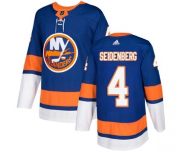 Adidas New York Islanders #4 Dennis Seidenberg Authentic Royal Blue Home NHL Jersey