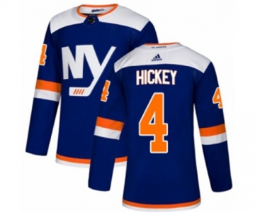 Adidas New York Islanders #4 Thomas Hickey Authentic Blue Alternate NHL Jersey