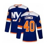 Adidas New York Islanders #40 Robin Lehner Authentic Blue Alternate NHL Jersey