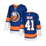 Adidas New York Islanders #41 Jaroslav Halak Premier Royal Blue Home NHL Jersey