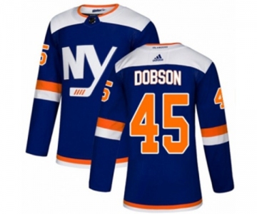 Adidas New York Islanders #45 Noah Dobson Authentic Blue Alternate NHL Jersey