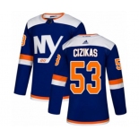 Adidas New York Islanders #53 Casey Cizikas Authentic Blue Alternate NHL Jersey