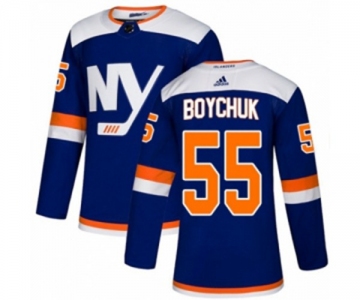 Adidas New York Islanders #55 Johnny Boychuk Premier Blue Alternate NHL Jersey