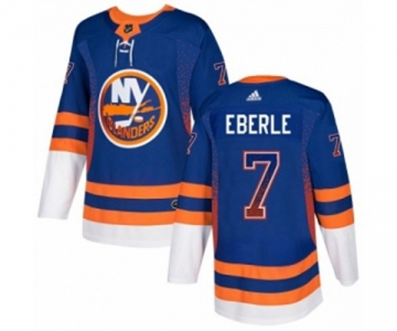 Adidas New York Islanders #7 Jordan Eberle Authentic Royal Blue Drift Fashion NHL Jersey