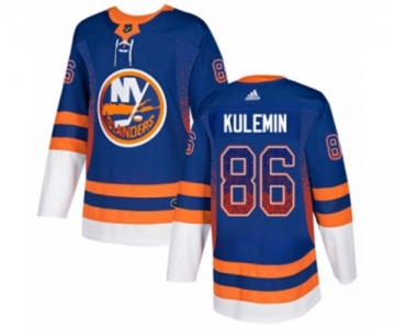 Adidas New York Islanders #86 Nikolay Kulemin Authentic Royal Blue Drift Fashion NHL Jersey