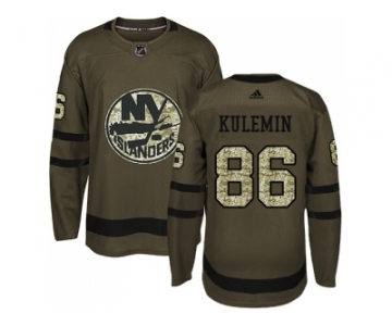 Adidas New York Islanders #86 Nikolay Kulemin Green Salute to Service Stitched NHL Jersey