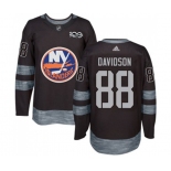 Adidas New York Islanders #88 Brandon Davidson Authentic Black 1917-2017 100th Anniversary NHL Jersey