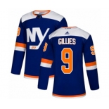 Adidas New York Islanders #9 Clark Gillies Authentic Blue Alternate NHL Jersey