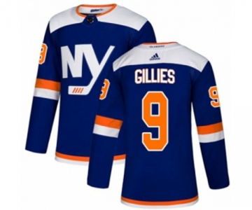 Adidas New York Islanders #9 Clark Gillies Authentic Blue Alternate NHL Jersey