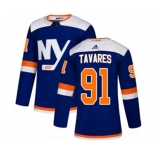 Adidas New York Islanders #91 John Tavares Premier Blue Alternate NHL Jersey