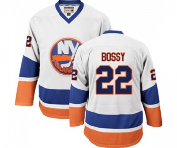 CCM New York Islanders #22 Mike Bossy Authentic White Throwback NHL Jersey