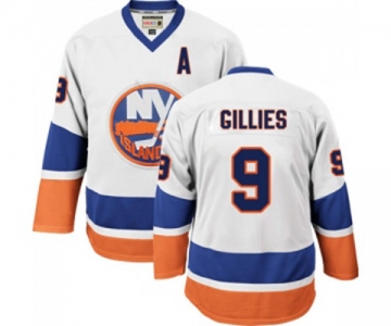 CCM New York Islanders #9 Clark Gillies Premier White Throwback NHL Jersey