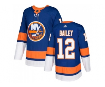 Men Adidas New York Islanders #12 Josh Bailey Royal Blue Home Authentic Stitched NHL Jersey