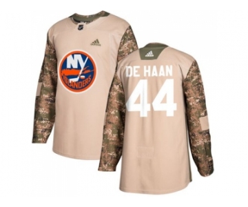 Men Adidas New York Islanders #44 Calvin De Haan Camo Authentic 2017 Veterans Day Stitched NHL Jersey