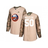 Men Adidas New York Islanders #50 Adam Pelech Camo Authentic 2017 Veterans Day Stitched NHL Jersey