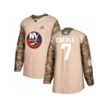 Men Adidas New York Islanders #7 Jordan Eberle Camo Authentic 2017 Veterans Day Stitched NHL Jersey