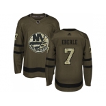 Men Adidas New York Islanders #7 Jordan Eberle Green Salute to Service Stitched NHL Jersey