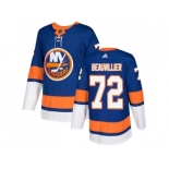 Men Adidas New York Islanders #72 Anthony Beauvillier Royal Blue Home Authentic Stitched NHL Jersey