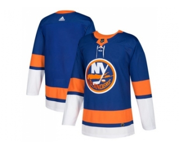 Men Adidas New York Islanders Blank Royal Blue Home Authentic Stitched NHL Jersey