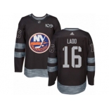 Men's Adidas New York Islanders #16 Andrew Ladd Authentic Black 1917-2017 100th Anniversary NHL Jersey