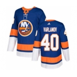 Men's Islanders #40 Semyon Varlamov Royal Blue Home Authentic Stitched Hockey Jersey