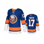 Men's New York Islanders #17 Matt Martin Royal Stitched Jersey