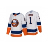 Men's adidas 2018 Season New York Islanders #1 Thomas Greiss New Outfitted Jersey