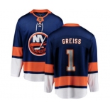 New York Islanders #1 Thomas Greiss Fanatics Branded Royal Blue Home Breakaway NHL Jersey