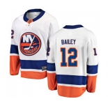 New York Islanders #12 Josh Bailey Fanatics Branded White Away Breakaway NHL Jersey