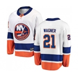 New York Islanders #21 Chris Wagner Fanatics Branded White Away Breakaway NHL Jersey