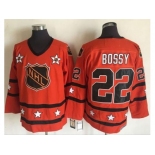 New York Islanders #22 Mike Bossy Orange All Star CCM Throwback Stitched NHL Jersey